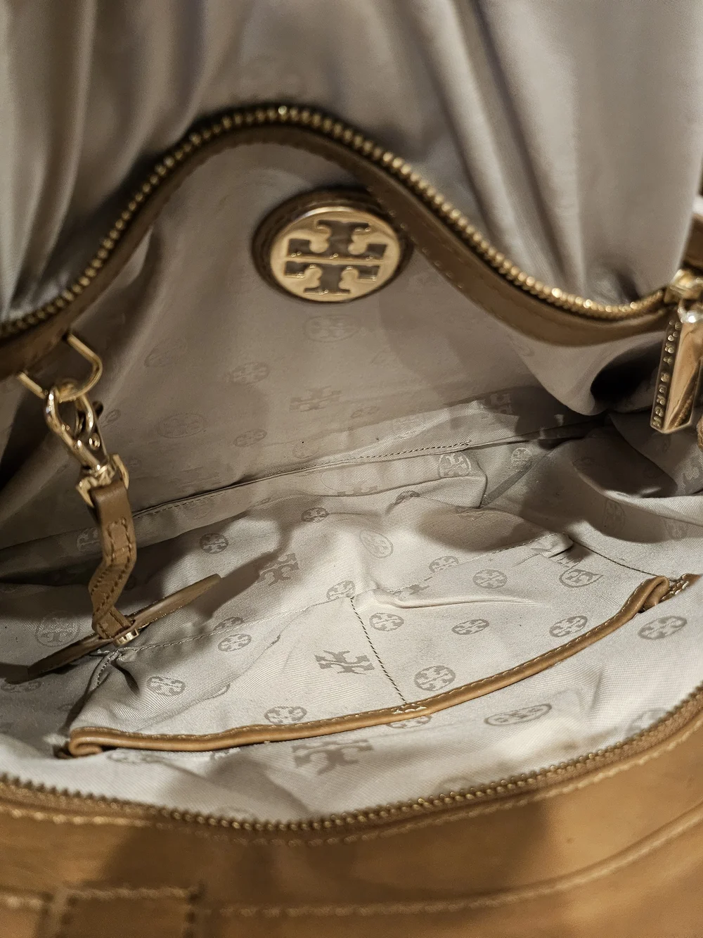 Tory Burch Tan Leather Tote Bag